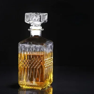 Classic Whiskey Glass Bottle Bar 1000ml - Ethnika-Time