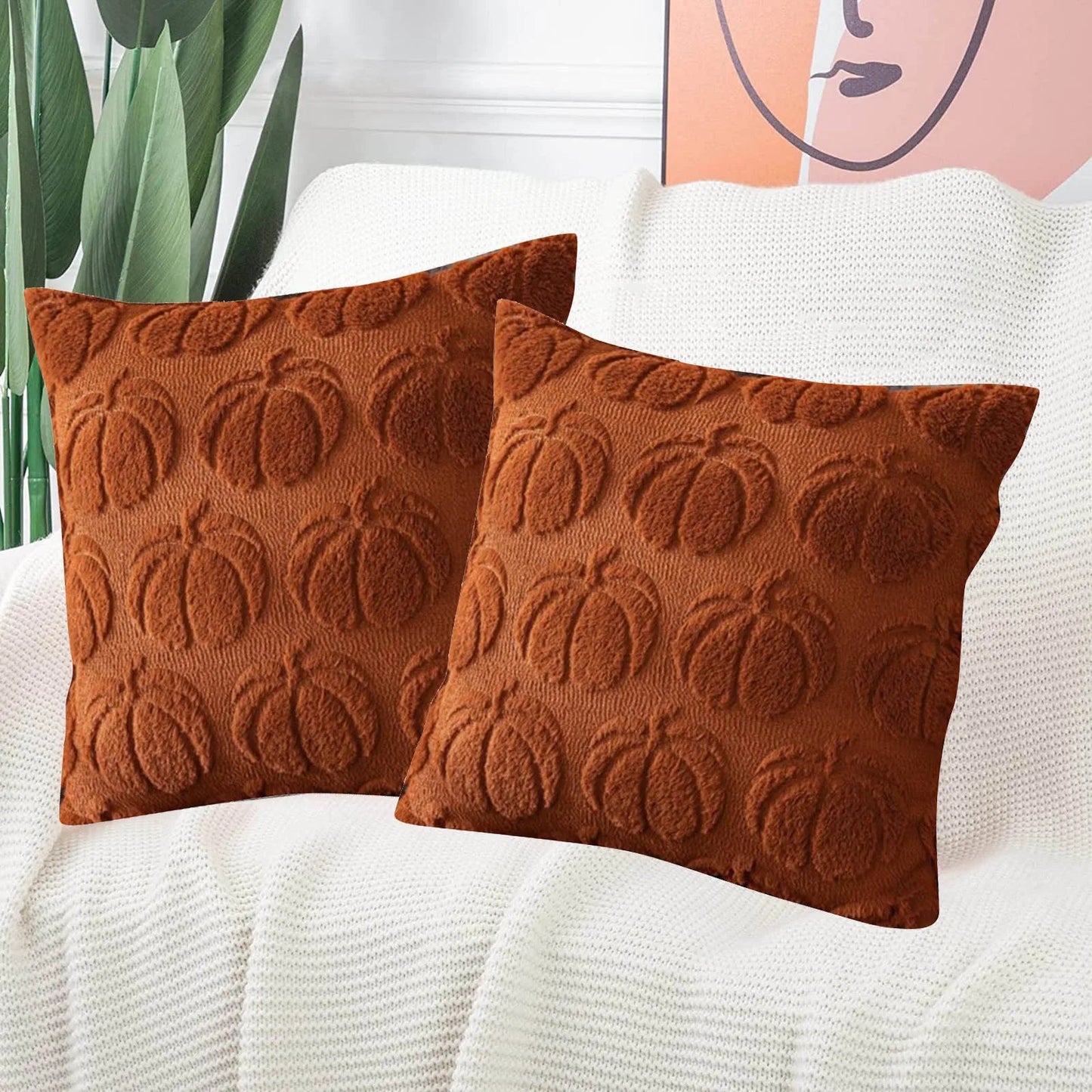 Pumpkin Whispers Plush Cushion Cover Pillowcase – Ethnika-Time