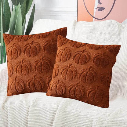 Pumpkin Whispers Plush Cushion Cover Pillowcase – Ethnika-Time