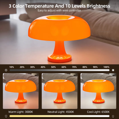 70's Mushroom Desk Lamp Nordic Design - Ethnika-Time
