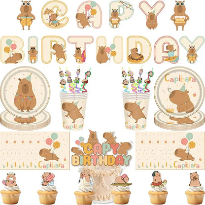 Capybara Birthday Set - Ethnika-Time