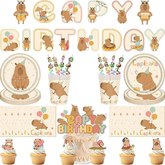 Capybara Birthday Set - Ethnika-Time