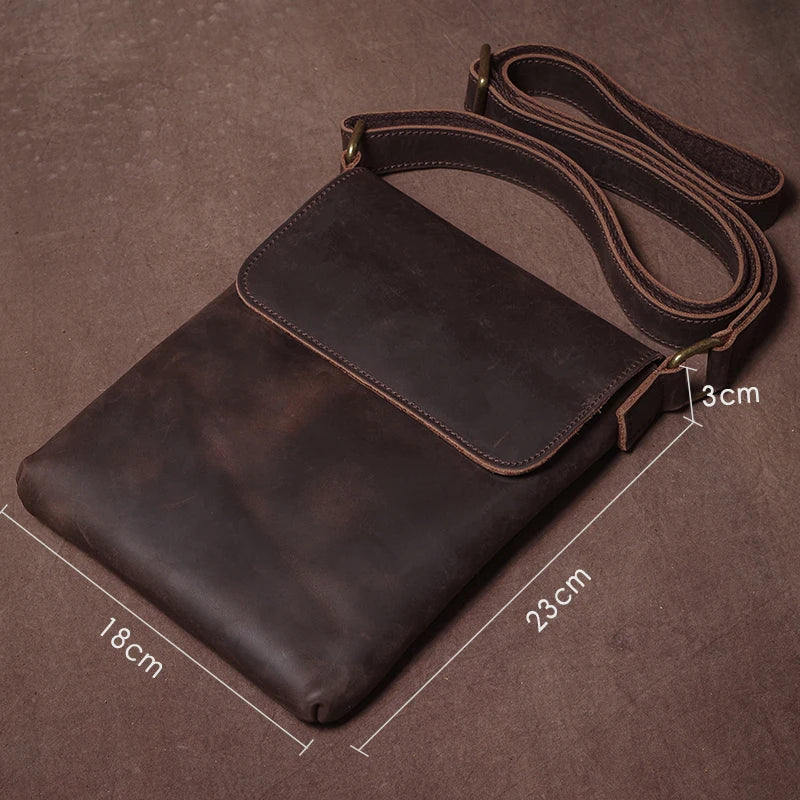 Accountant  Leather Shoulder Bag - Ethnika-Time