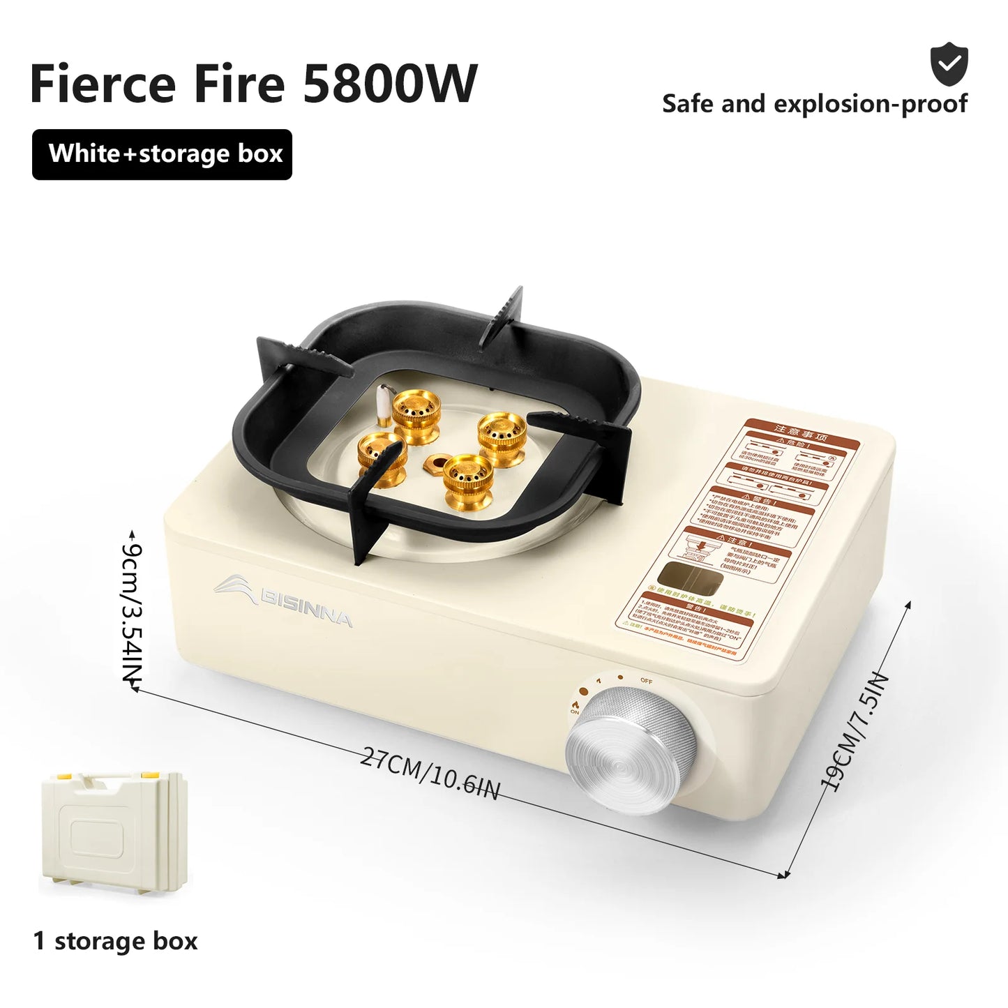 Powerful Portable Camping Gas Stove - Ethnika-Time