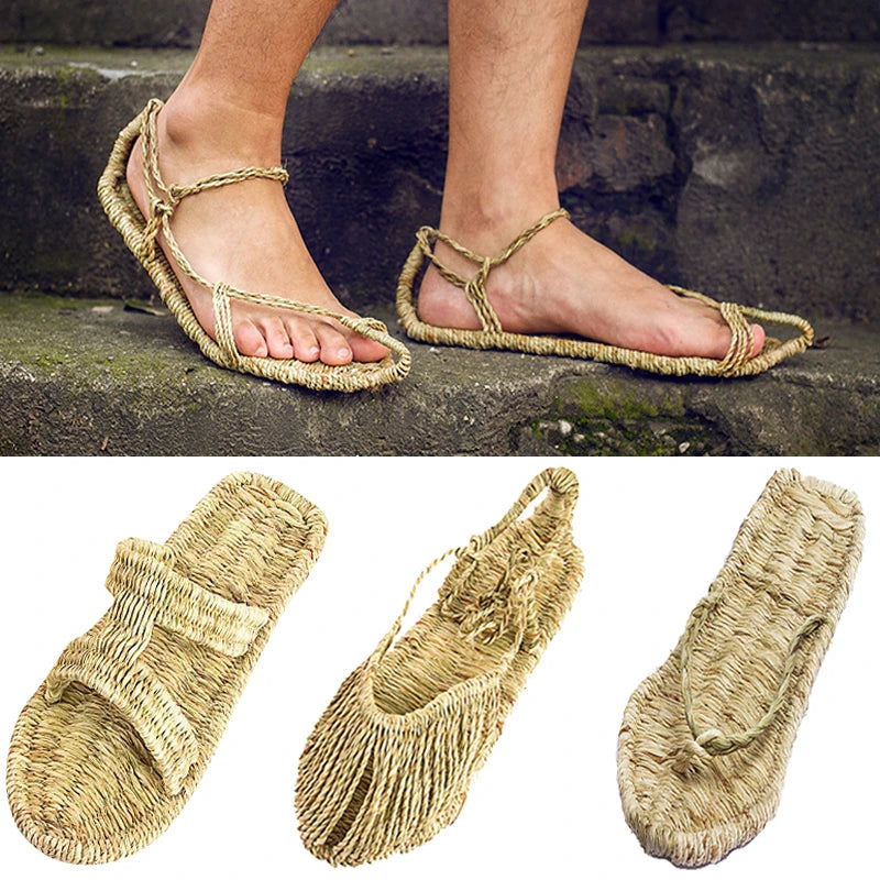 Waraji Japanese Straw Sandals - Ethnika-Time
