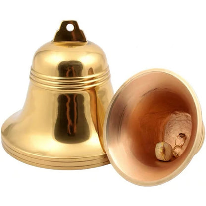 Classic Christmas Large Golden Bells - Ethnika-Time
