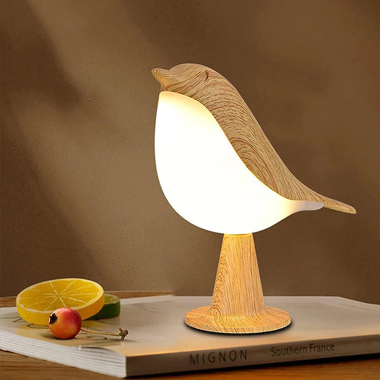 Sweet Wooden Bird Lamp Kid's Bedroom - Ethnika-Time