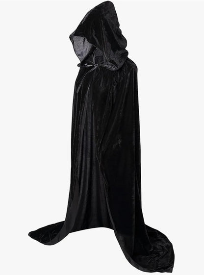 Scary Hooded Sorcerer Cloak Halloween Costume - Ethnika-Time