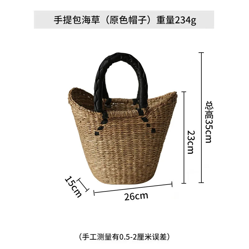 Summer Beach Rattan Handbag - Ethnika-Time