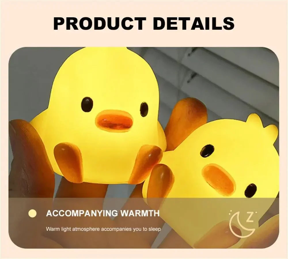Night-Night Baby Duck & Chicken Bedside Children's Lamp - Ethnika-Time