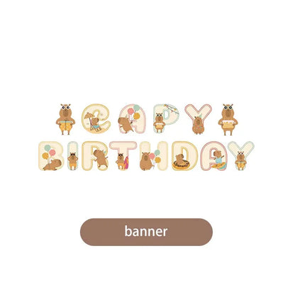 Capybara Birthday Set - Ethnika-Time