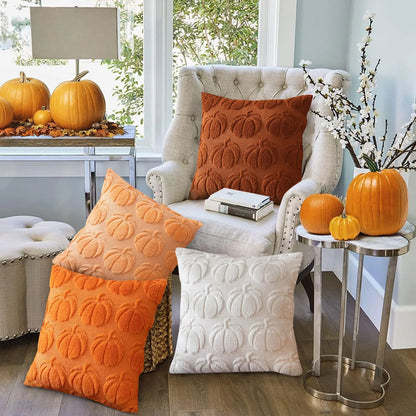 Pumpkin Whispers Plush Cushion Cover Pillowcase – Ethnika-Time