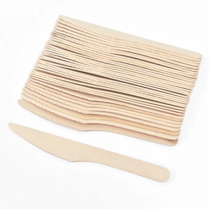 Nature’s Touch Party Disposable Wooden Tableware - Ethnika-Time