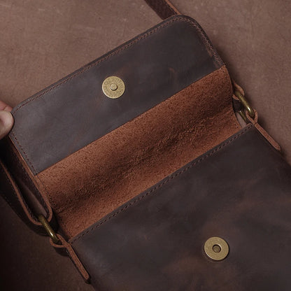 Accountant  Leather Shoulder Bag - Ethnika-Time