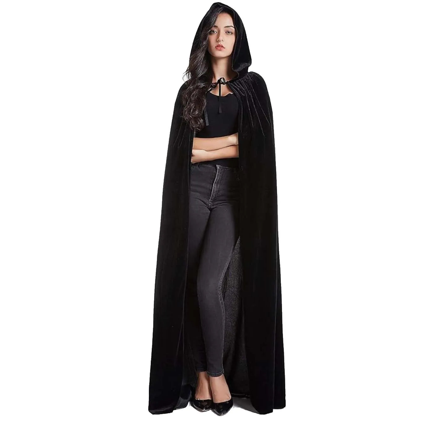 Scary Hooded Sorcerer Cloak Halloween Costume - Ethnika-Time