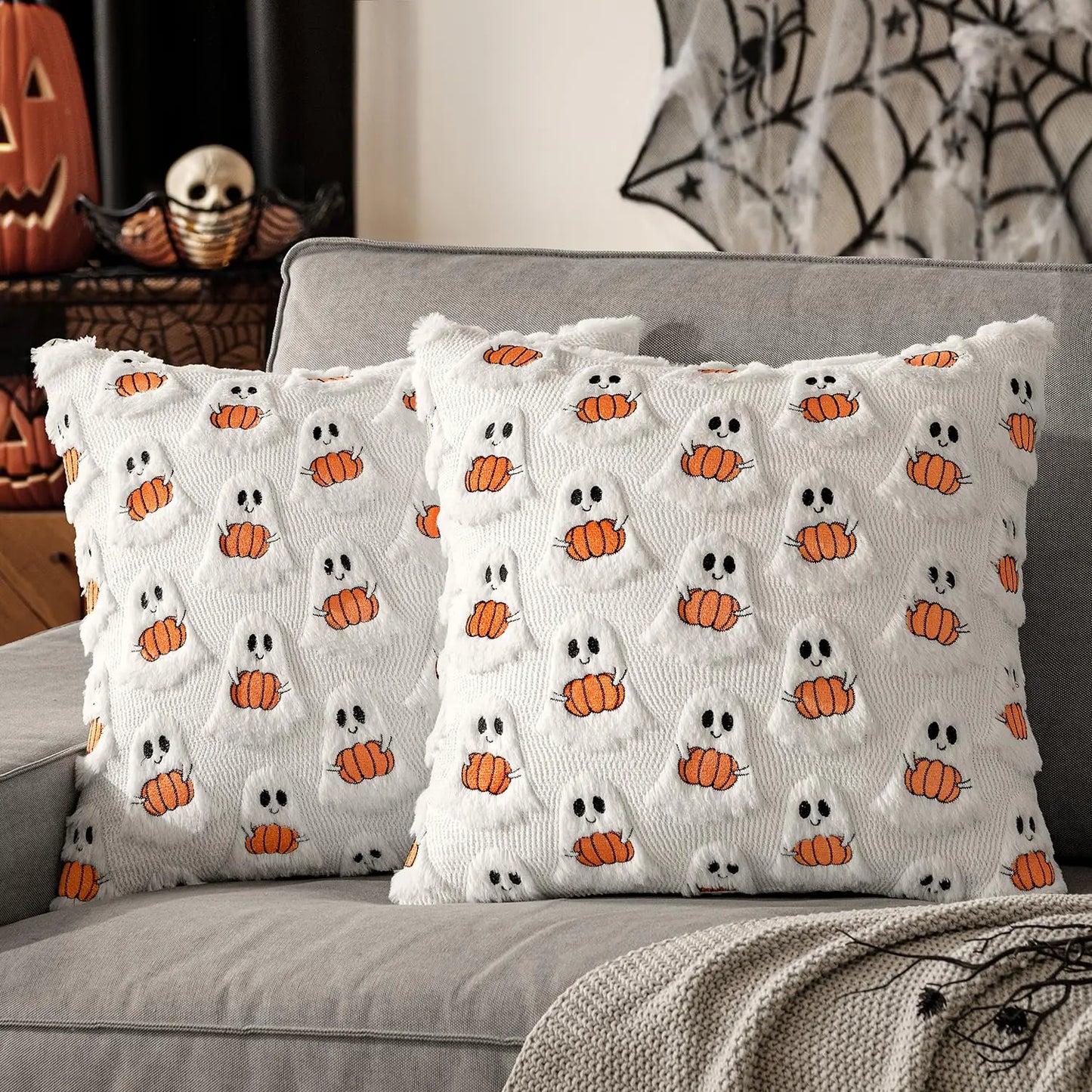 Spooky Cushion Pillowcase Halloween- Ethnika-Time