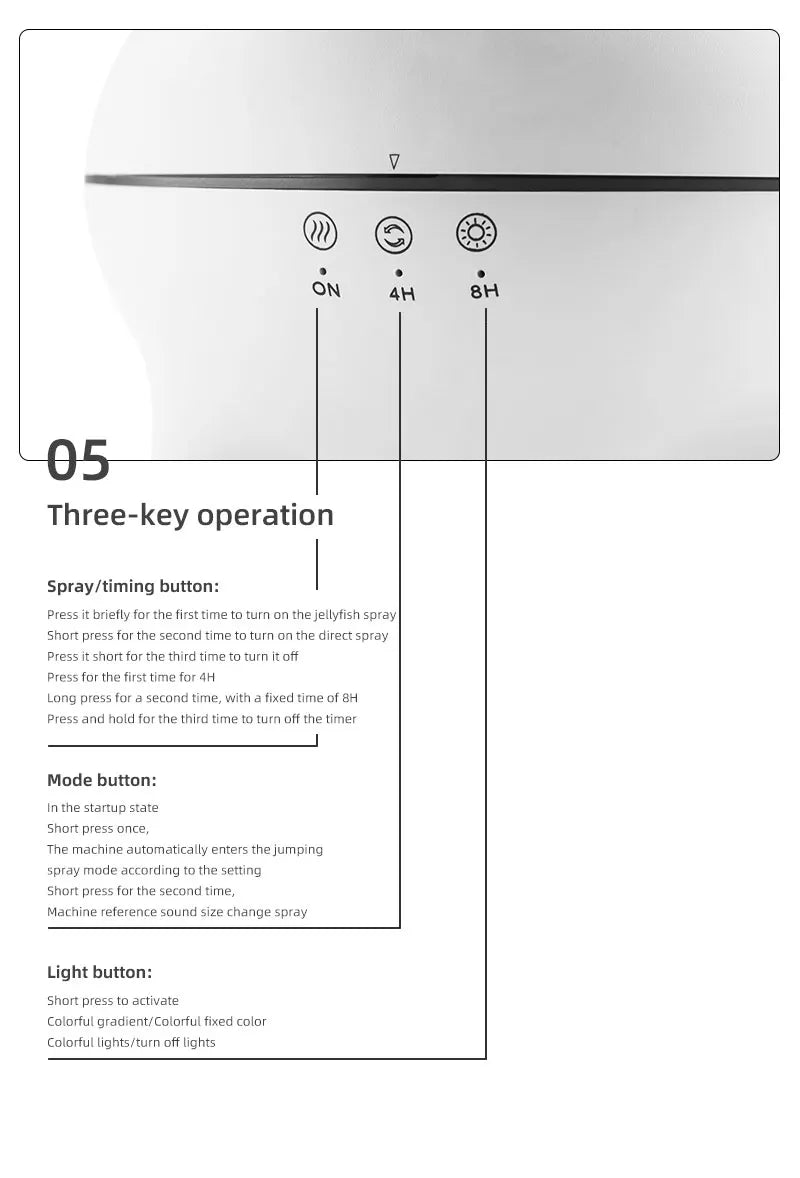Aqua Muse Dynamic Jellyfish Air Humidifier - Ethnika-Time