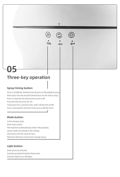 Aqua Muse Dynamic Jellyfish Air Humidifier - Ethnika-Time