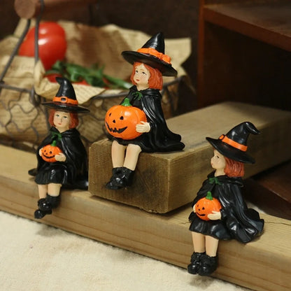 Pumpkin Charm Witch Trio Halloween - Ethnika-Time