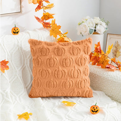 Pumpkin Whispers Plush Cushion Cover Pillowcase – Ethnika-Time