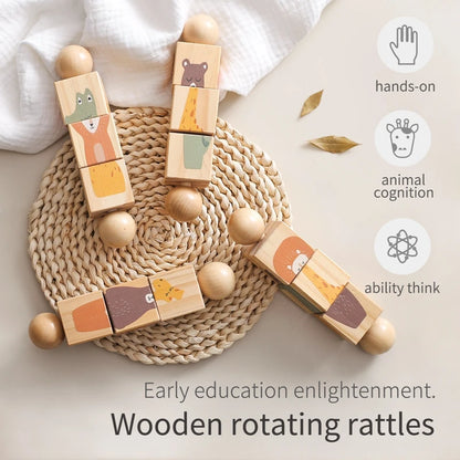 Funnywoody Cubes Baby Learning Toy - Ethnika-Time