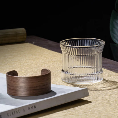 Japanese Glass-Walnut Coffee Mug  - Ethnika-Time