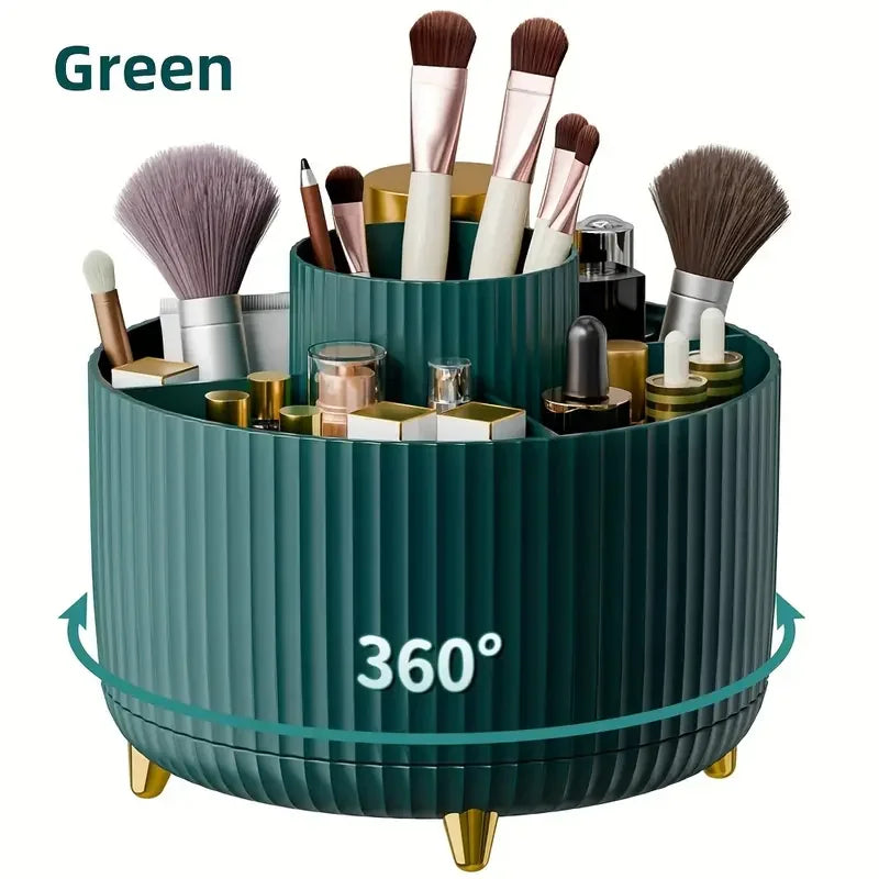 360° Rotating Makeup Brush Holder - Ethnika-Time