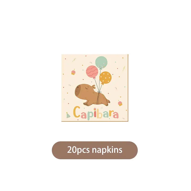 Capybara Birthday Set - Ethnika-Time
