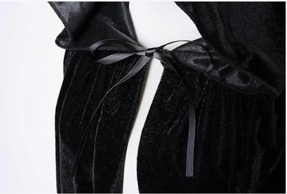 Scary Hooded Sorcerer Cloak Halloween Costume - Ethnika-Time