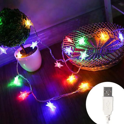 Fairy Chain String Lights Christmas Garden Decoration - Ethnika-Time