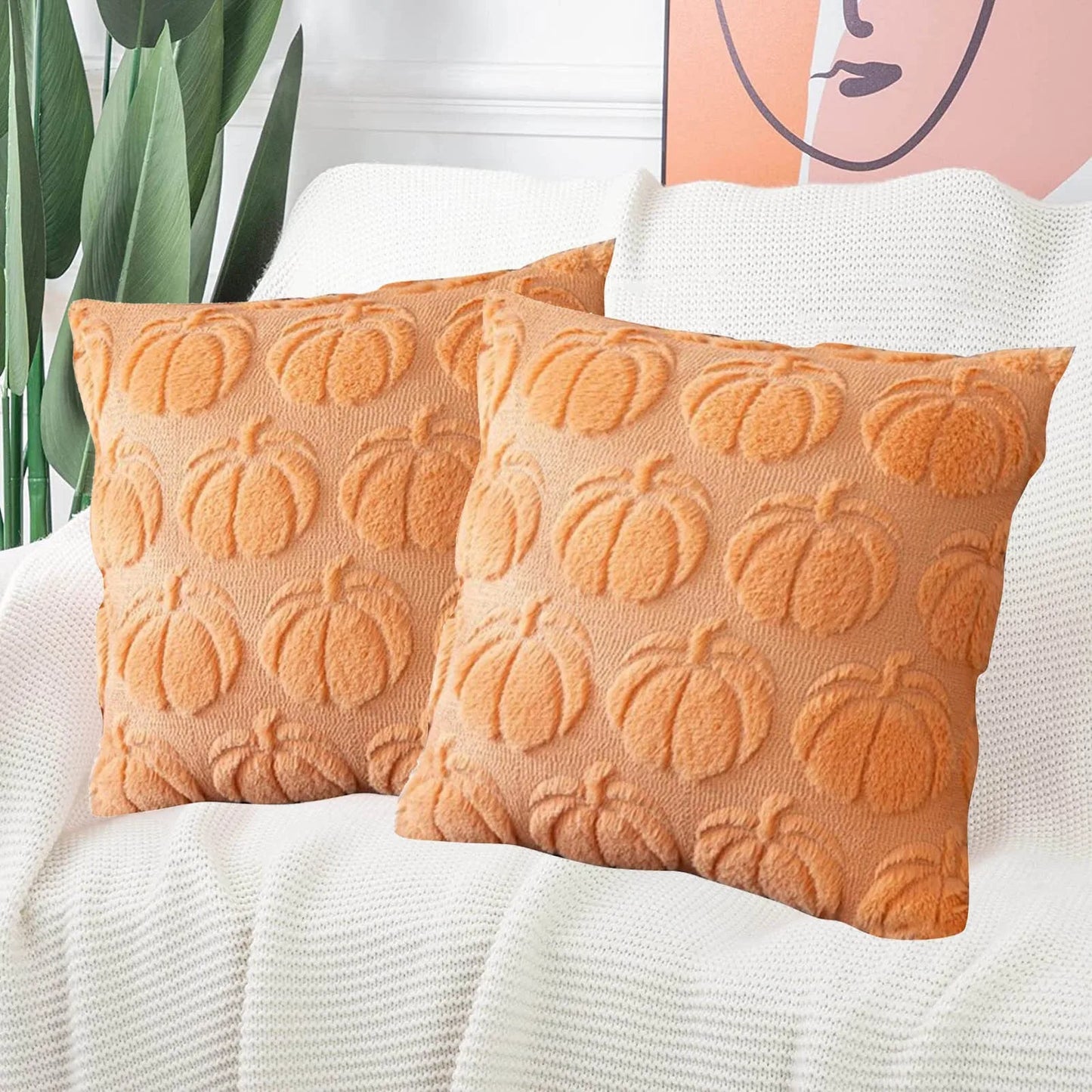Pumpkin Whispers Plush Cushion Cover Pillowcase – Ethnika-Time