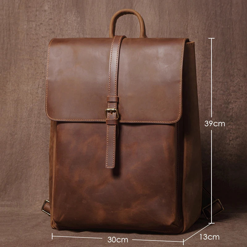 Berliner Leather Backpack - Ethnika-Time