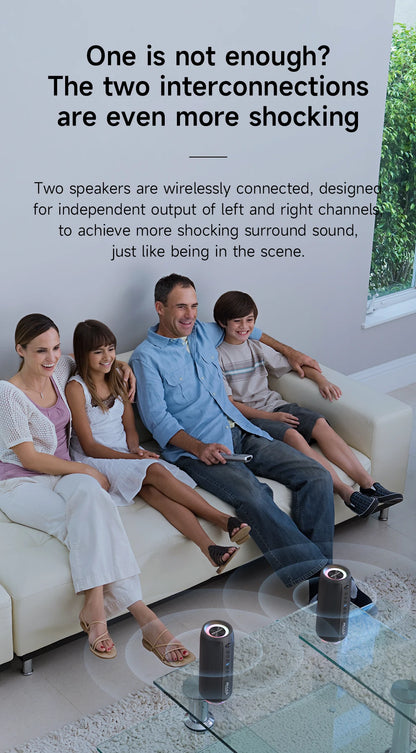 Bluetooth Portable Waterproof Speaker 40W Wireless - Ethnika-Time