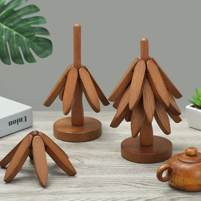 Magic Tree Bamboo Coasters Autumn Christmas - Ethnika-Time