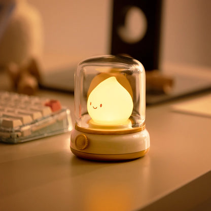 Ghost Flame Dimmable Lamp Halloween - Ethnika-Time