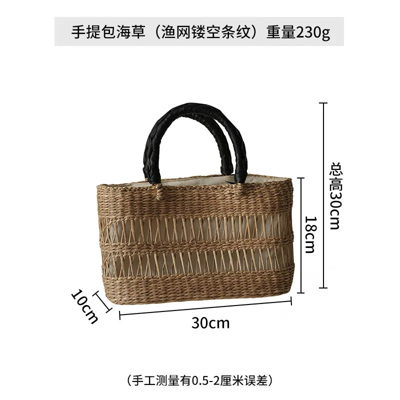 Summer Beach Rattan Handbag - Ethnika-Time