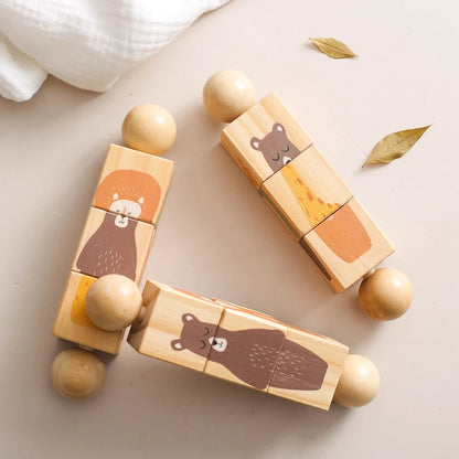 Funnywoody Cubes Baby Learning Toy - Ethnika-Time