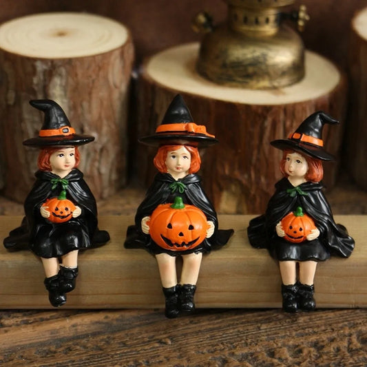 Pumpkin Charm Witch Trio Halloween - Ethnika-Time
