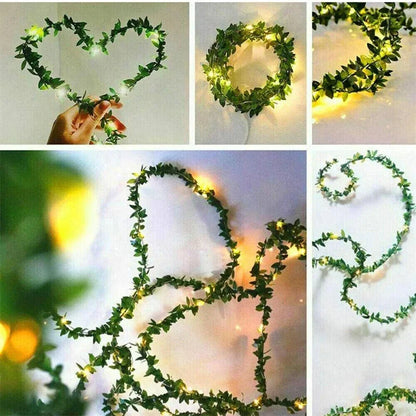 Fairy Leaf String Lights Autumn Christmas Decoration - Ethnika-Time