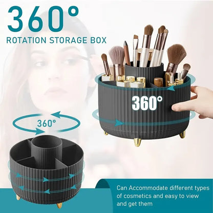 360° Rotating Makeup Brush Holder - Ethnika-Time
