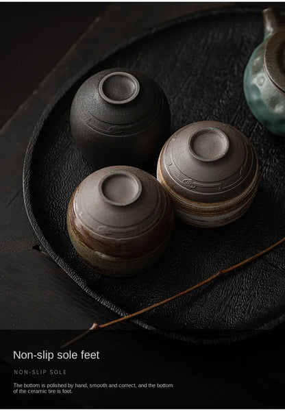 Stone Whisper Japanese Tea Cup - Ethnika-Time