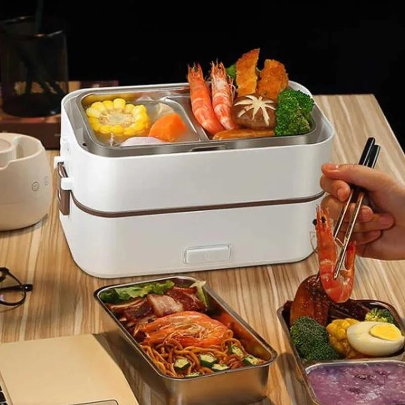 Steam Go Portable Electric Lunch Box  - Ethnika-Time