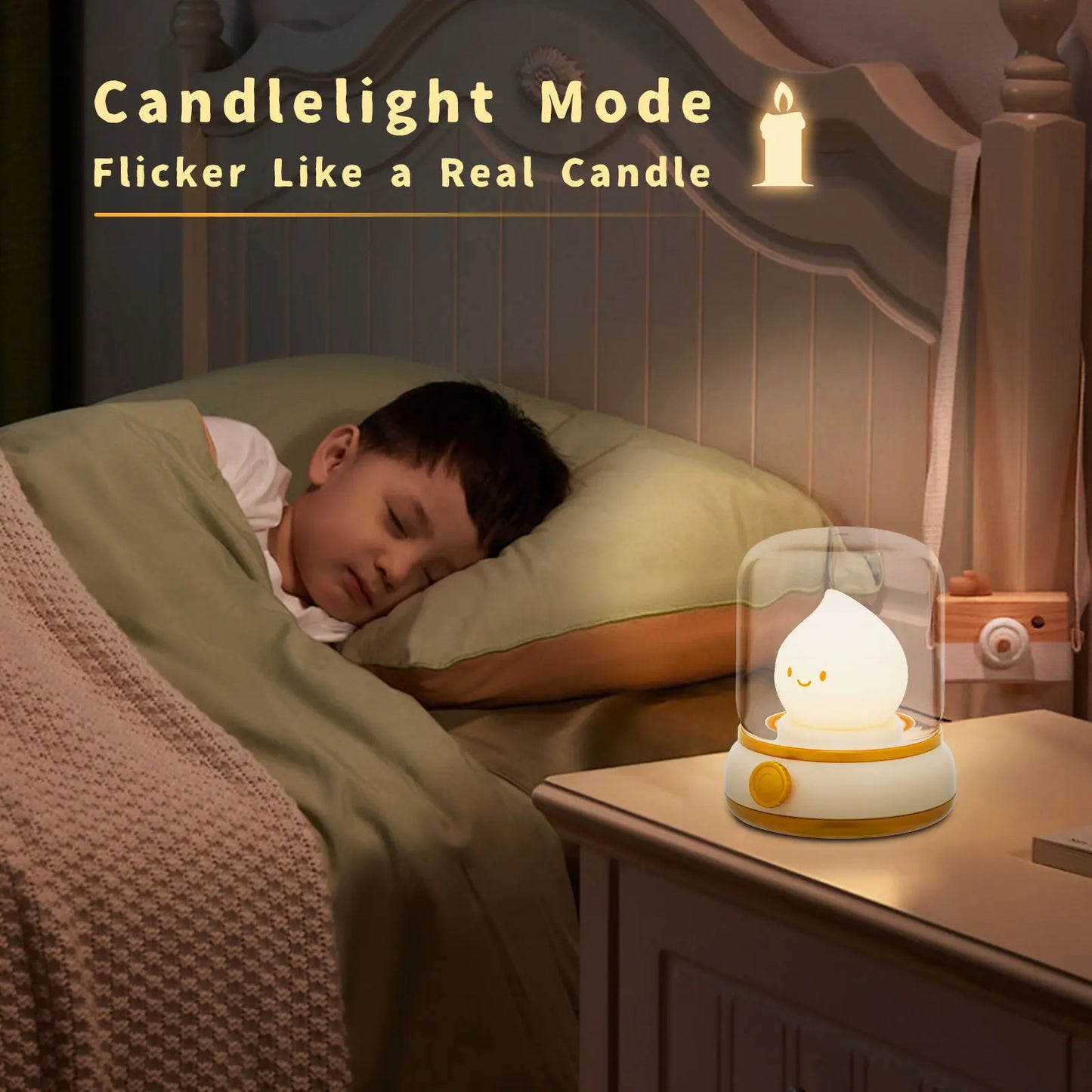 Ghost Flame Dimmable Lamp Halloween - Ethnika-Time