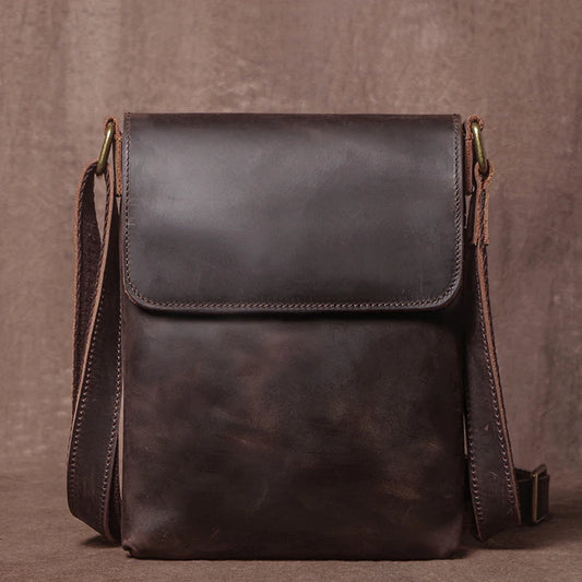 Accountant  Leather Shoulder Bag - Ethnika-Time