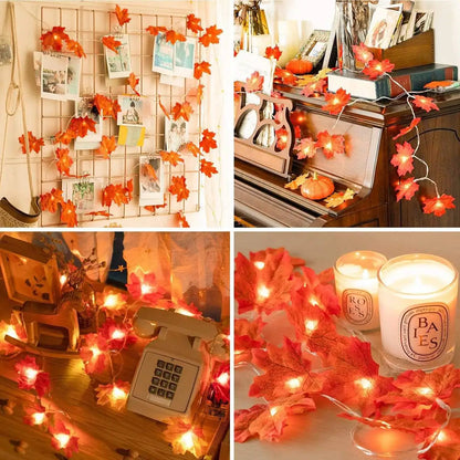 Golden Glow Lights Autumn Halloween Christmas - Ethnika-Time