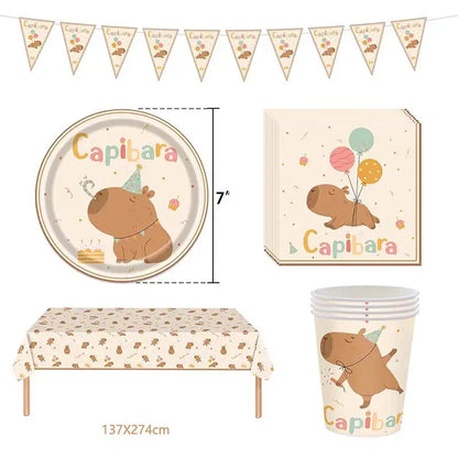 Capybara Birthday Set - Ethnika-Time