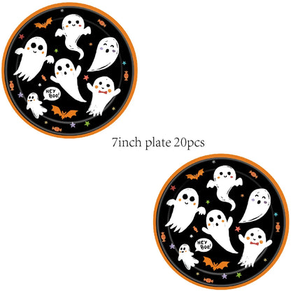 Haunted Kit Halloween Disposable Tableware - Ethnika-Time