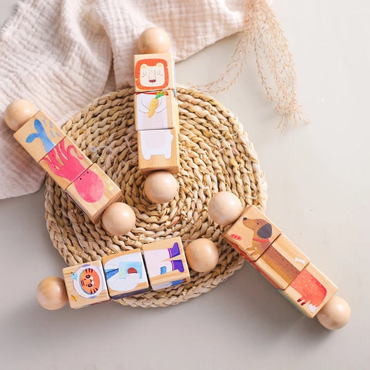 Funnywoody Cubes Baby Learning Toy - Ethnika-Time