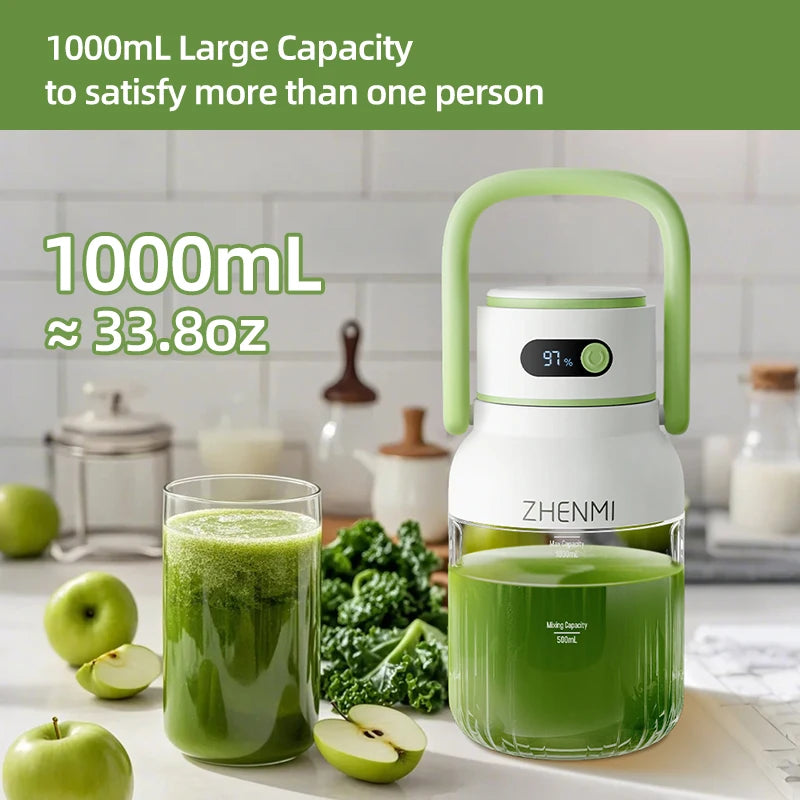 Zhenmi Portable Rechargeable Juicer - Ethnika-Time
