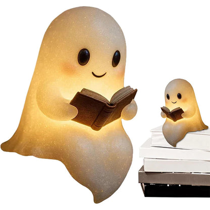 Bookish Boo Ghost Lamp Halloween - Ethnika-Time